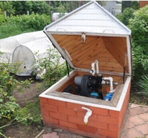 Подвод воды от скважины в дом