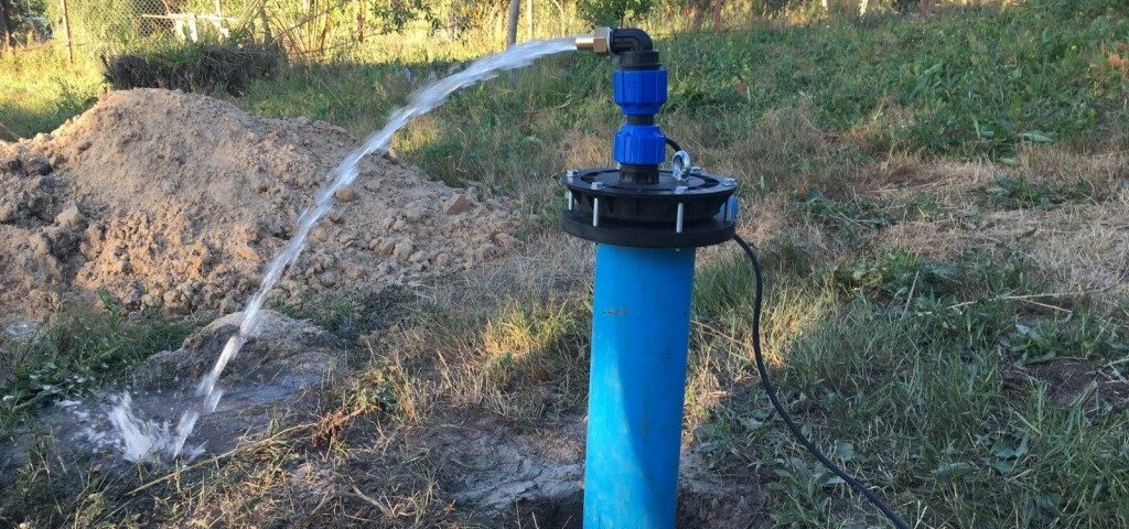 скважина на воду - электроколонка