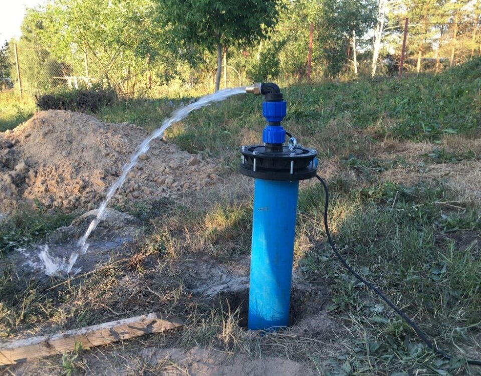 скважина на воду - электроколонка