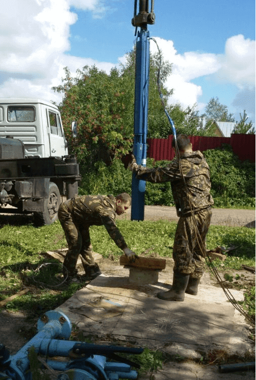 замена насоса эвц