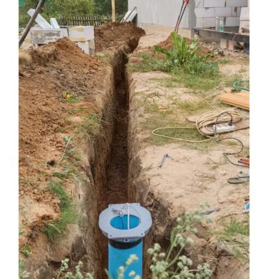 траншея траншея в дом