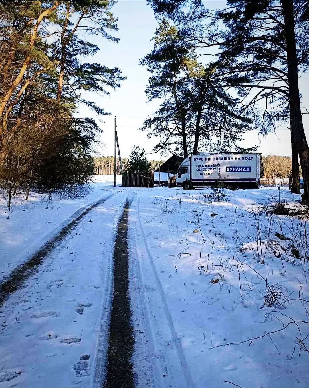 Обустройство зимней скважины