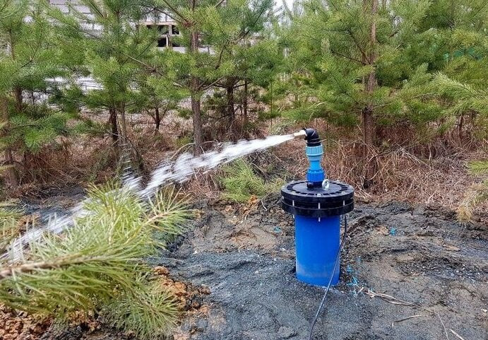 Обустройство летней скважины